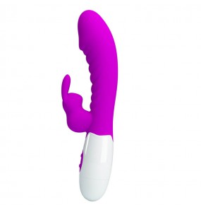 Pretty Love - Naughty Bunny Powerful Vibrating Massager Wand (Battery - Red Rose)